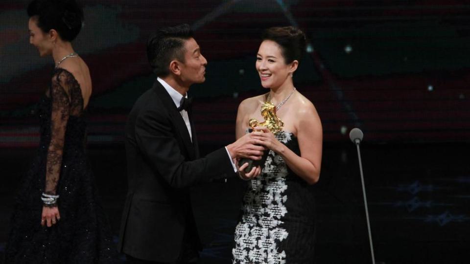 章子怡2013年憑藉《一代宗師》獲得金馬最佳女主角獎。（圖／翻攝自金馬影展 TGHFF臉書）