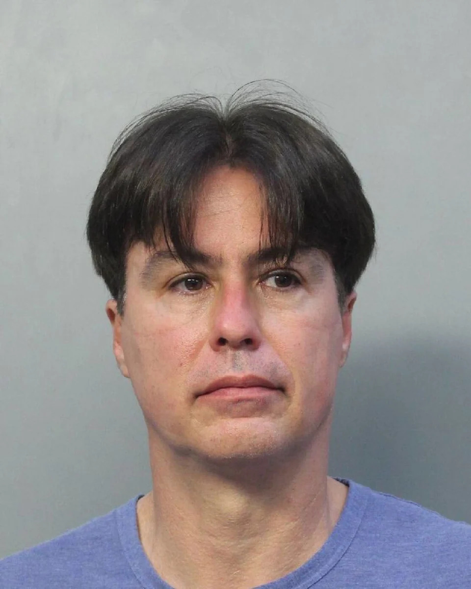 Booking mug when Doug Cox was arrested and charged with battery and domestic violence by strangulation in 2020.