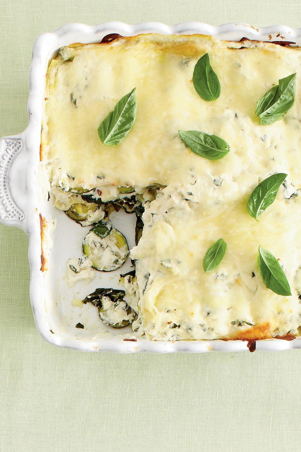 Zucchini-and-Spinach Lasagna