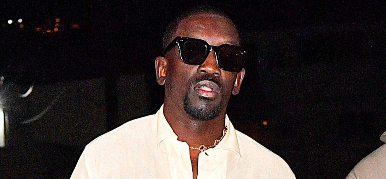 Kanye West's Manager & Akon's Brother Abou 'Bu' Thiam Spotted Out In West Hollywood, CA.