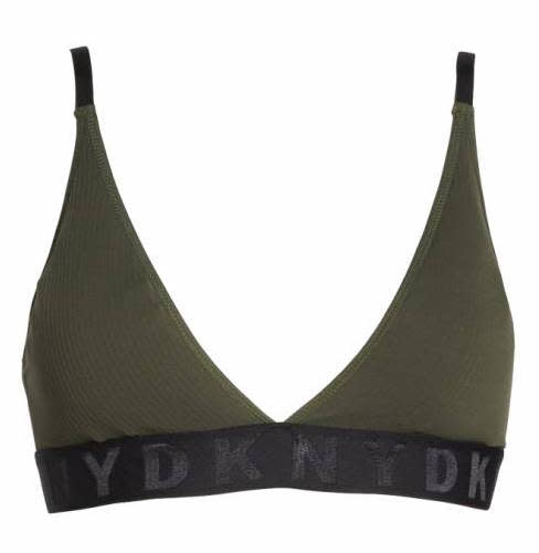 DKNY Women's Seamless Litewear Rib Bralette Bra 