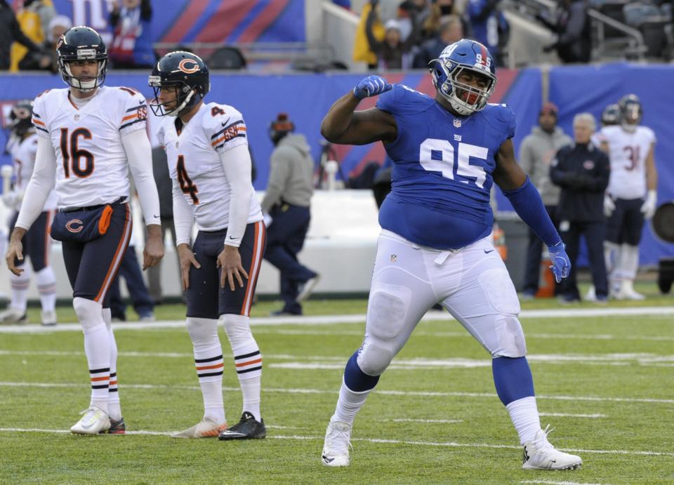 Johnathan Hankins signed a reported three-year deal with the Colts. (AP)