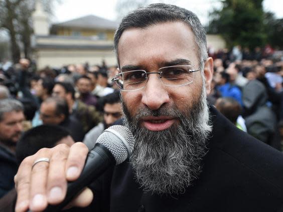 Even leader Anjem Choudary, a former lawyer, has not been prosecuted for membership and was instead jailed for inviting support for Isis (EPA)