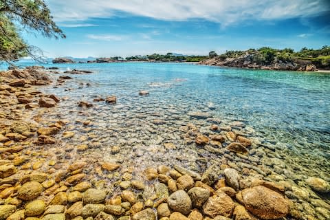 The coast of Sardinia - Credit: AP