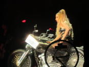 What's hotter than a hot racy Gaga on a motorbike? (Photo courtesy of Vivian Tsui)