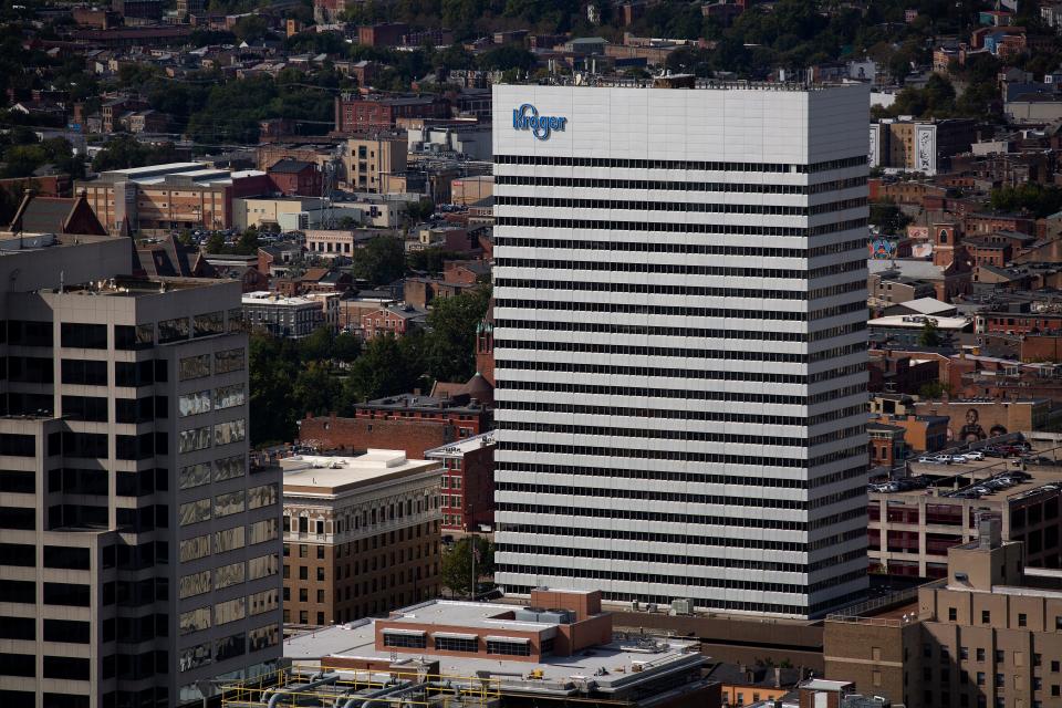 Supermarket giant Kroger is based in downtown Cincinnati.