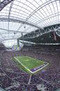 <p>General stadium view of the Minnesota Vikings against the San Diego Chargers at US Bank stadium on August 28, 2016 in Minneapolis, Minnesota. (Photo by Adam Bettcher/Getty Images) </p>