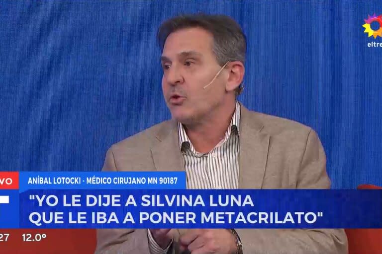 Aníbal Lotocki pasó por Telenoche y habló del caso de Silvina Luna