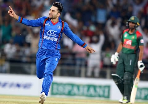 Rashid Khan - Credit: KAMAL SHARMA/AFP/Getty Images