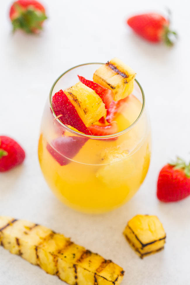 Tropical Alcoholic Punch (The Best Spiked Punch EVER!) - Averie Cooks