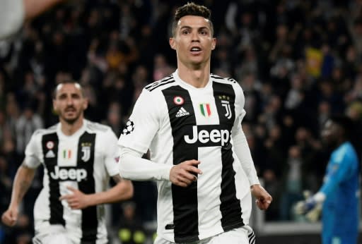 Ronaldo headed Juventus ahead in the 28th minute