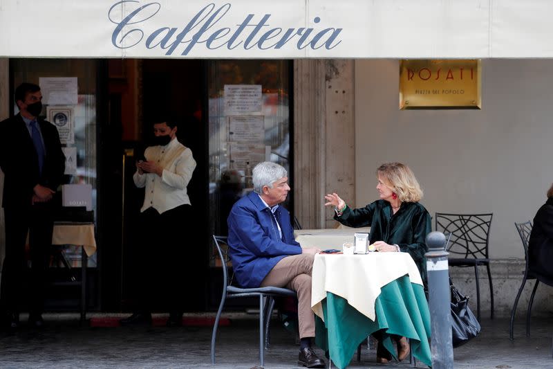 FILE PHOTO: Outbreak of the coronavirus disease (COVID-19) in Rome