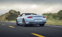 <p>One small giveaway that you're looking at a Continental GT V8 and not a W12? Peek at the number of exhaust outlets. Eight-cylinder models have four exhaust outlets, and 12-cylinder Continental GTs have only two. </p>
