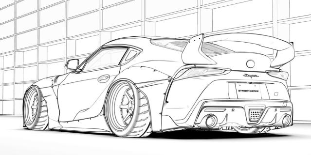 sports car coloring pages