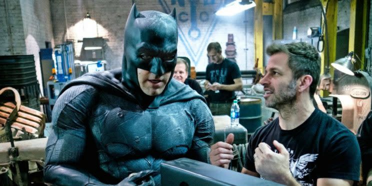 Ben Affleck and Zack Snyder talk tactics on Batman v Superman [Image via Warner Bros]