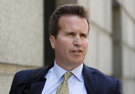 Todd Newman, Diamondback Capital Management portfolio manager, exits the United States Court in Manhattan following his sentencing hearing in New York, May 2, 2013. REUTERS/Brendan McDermid