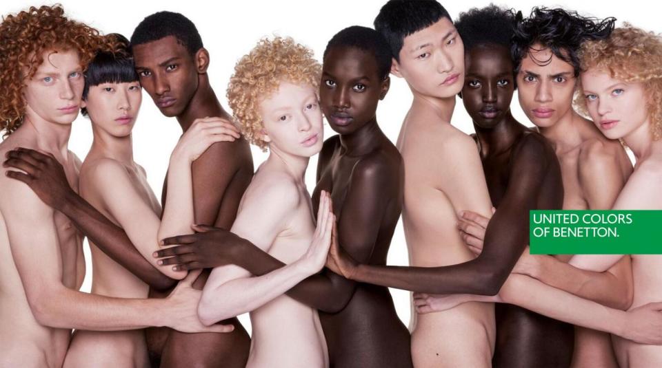 Over the years Benetton has become known for championing diversity (Benetton)