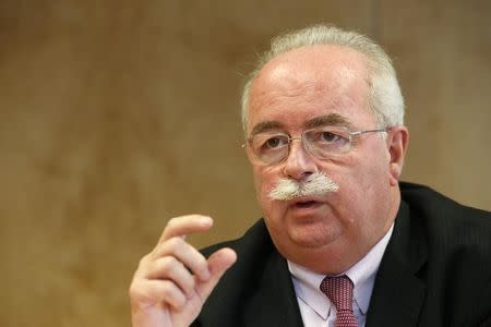 Christophe de Margerie, CEO of the French oil and gas company Total SA, speaks during an interview with Reuters in Paris July 7, 2014. REUTERS/Benoit Tessier