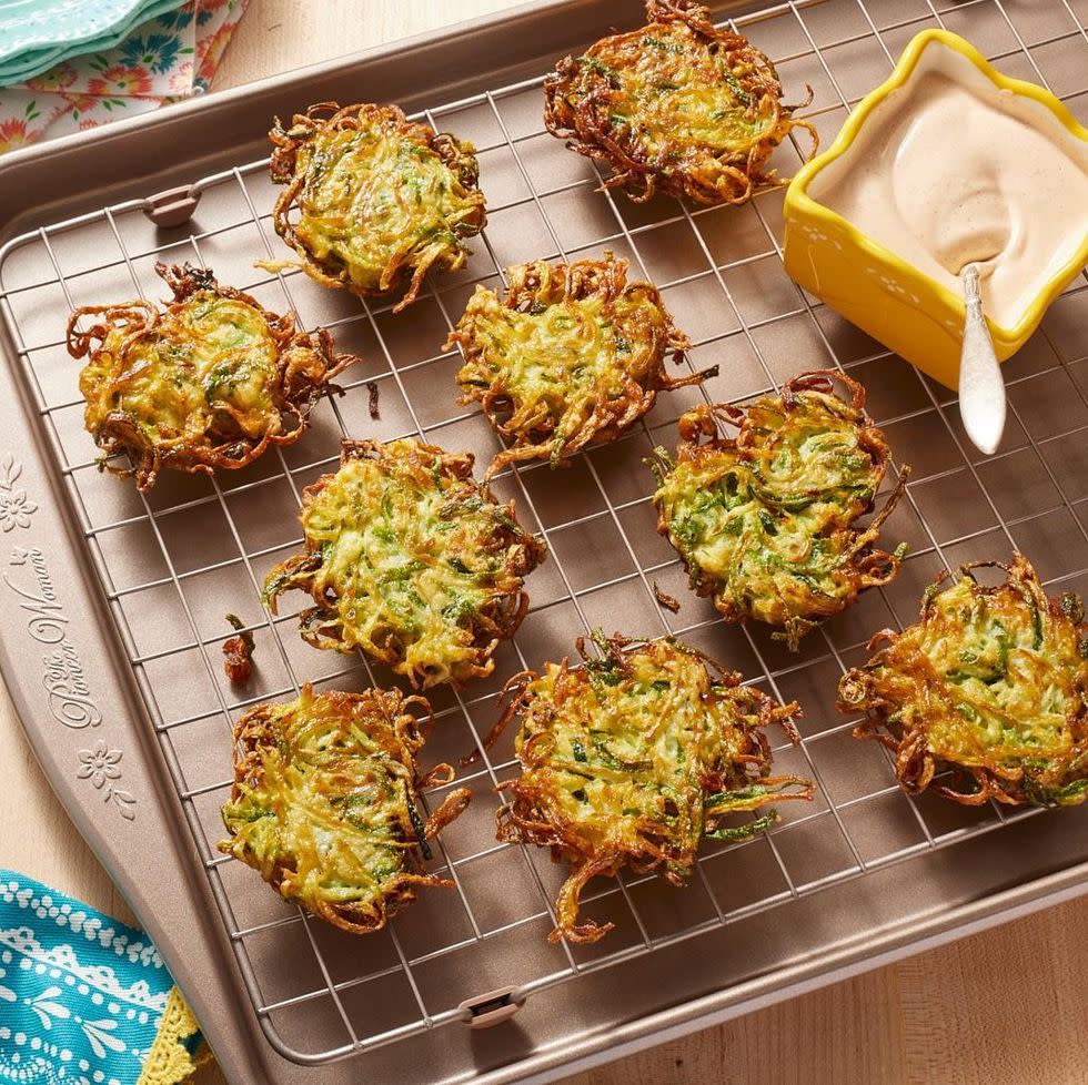 side dishes for chicken zucchini fritters with chipotle lime crema