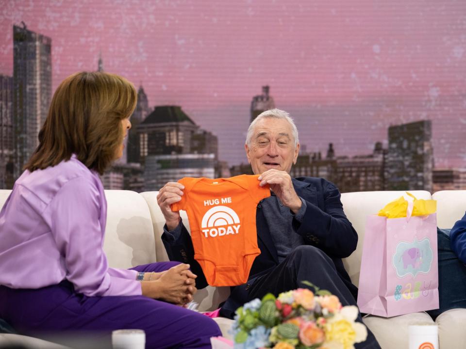 Hoda Kotb, Robert De Niro and Jane Rosenthal on Thursday, June 1, 2023