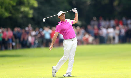 Golf - European Tour - BMW PGA Championship - Wentworth Club, Virginia Water, Britain - May 27, 2018 Northern Ireland's Rory McIlroy in action during the final round Action Images via Reuters/Peter Cziborra