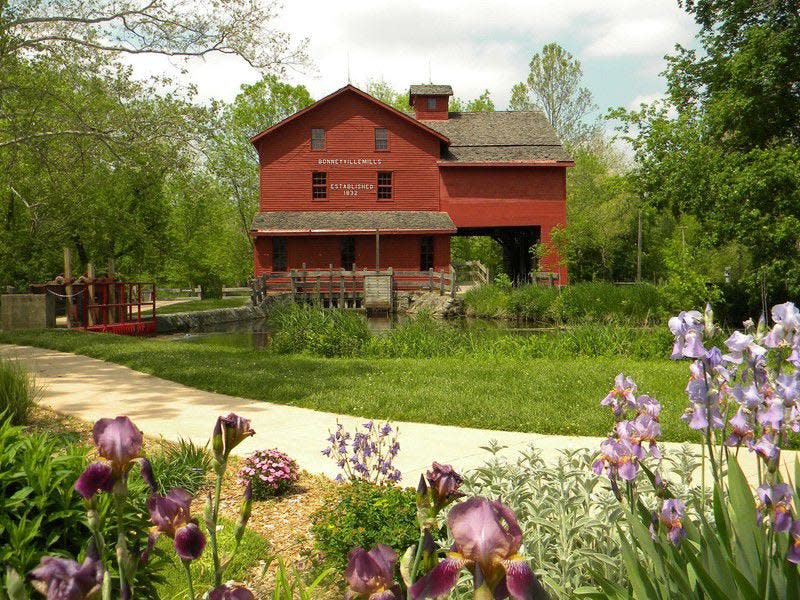 Edward William Bonney had envisioned a whole community built around his mill. That never happened, but it gave the name for Bonneyville Mill County Park in Bristol. Photo provided