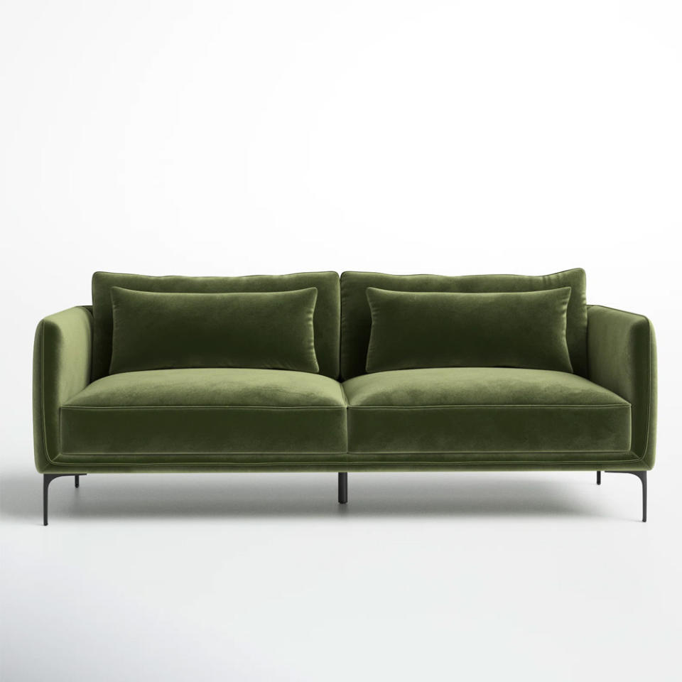 AllModern Rae 84'' Upholstered Sofa on white background