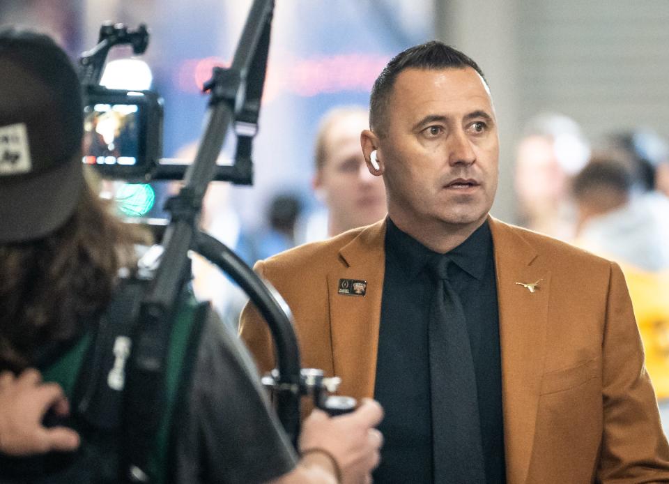 Texas head coach Steve Sarkisian has three years left on his initial deal when he was hired in 2021. The Longhorns are coming off a 12-2 season and College Football Playoff berth.