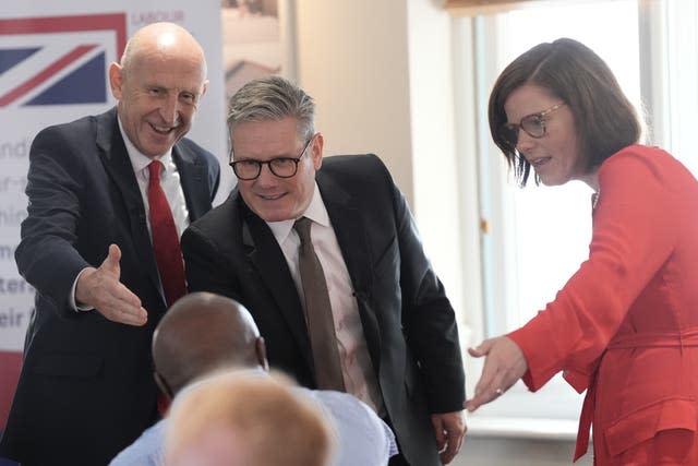 Labour Party leader Sir Keir Starmer and John Healey 