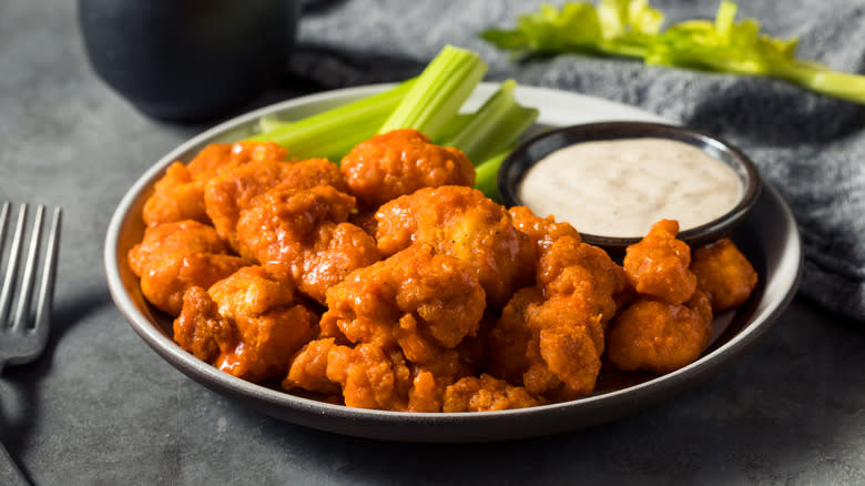 Boneless buffalo wings