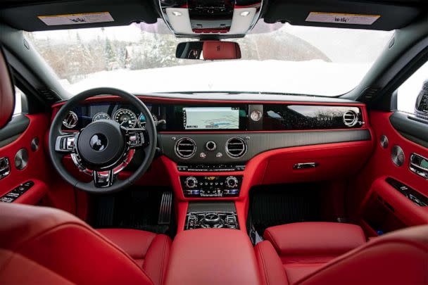 PHOTO: The interior of a Ghost. The sedan is the most technologically advanced Rolls-Royce. (Rolls-Royce)