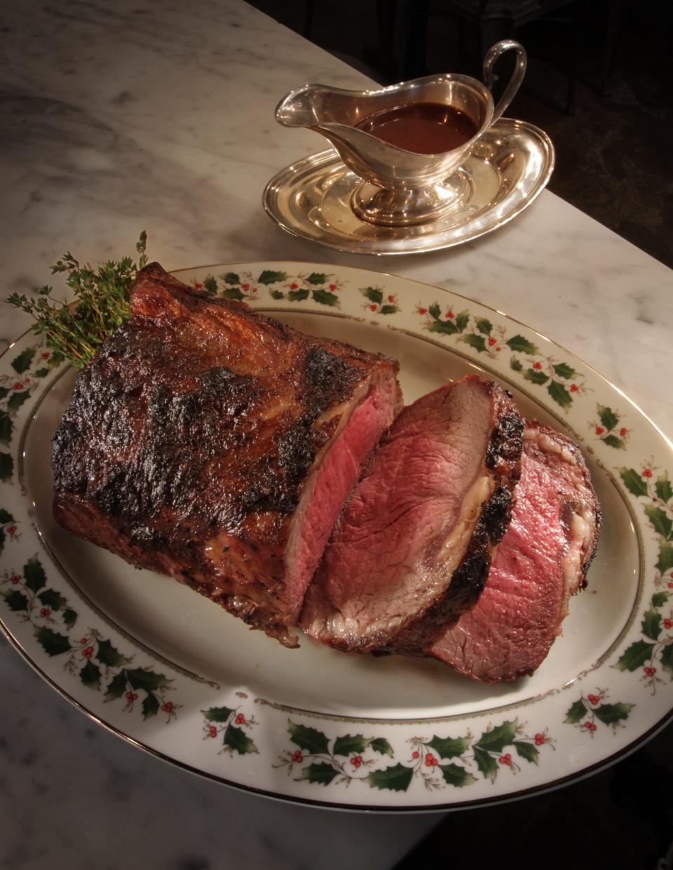 This festive Christmas Roast of Sirloin was prepared by chef Nick Rabar. See his recipe for a merry holiday dinner.