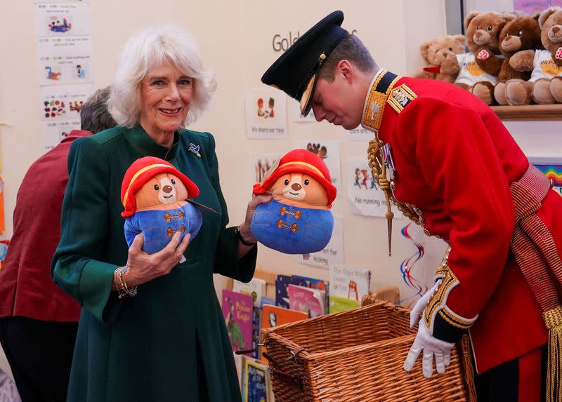 Camilla, the Queen consort, visits Barnardo's Nursery in Bow, London