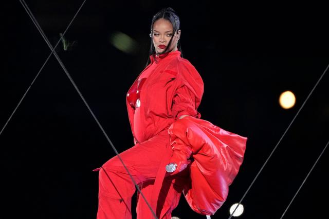 Pregnant Rihanna Debuted a Brand New Fenty Launch at the Super