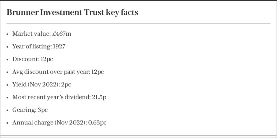 Brunner Investment Trust key facts