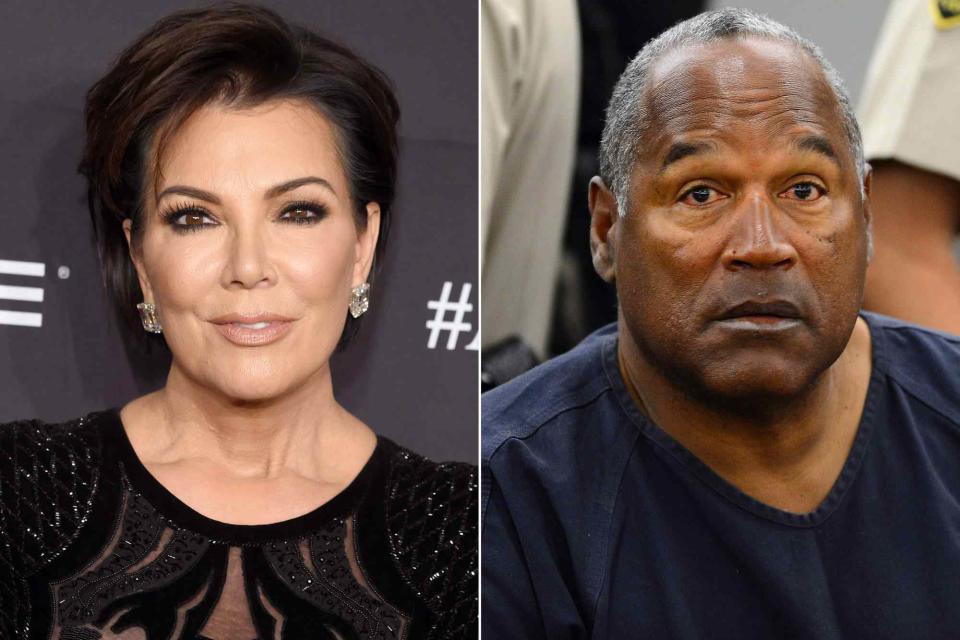 Jamie McCarthy/Getty; Ethan Miller/Getty (L-R) Kris Jenner and O.J. Simpson.