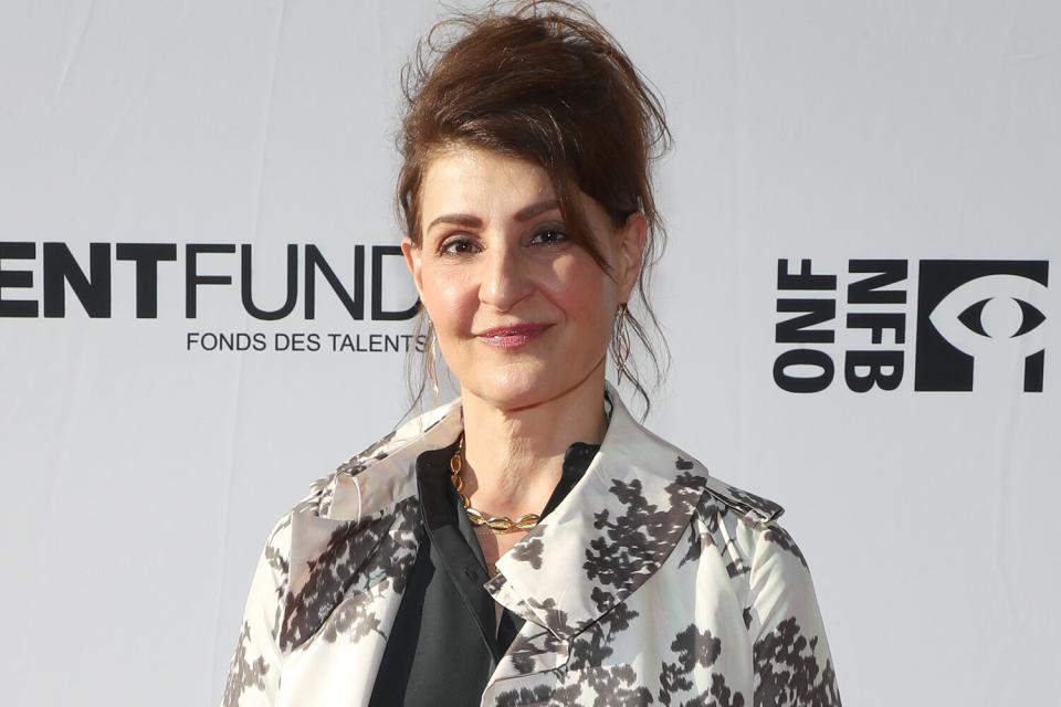 Actress Nia Vardalos attends The Consul General of Canada in Los Angeles celebrates The 94th Academy Awards at official residence of the Consul General of Canada on March 24, 2022 in Los Angeles, California.