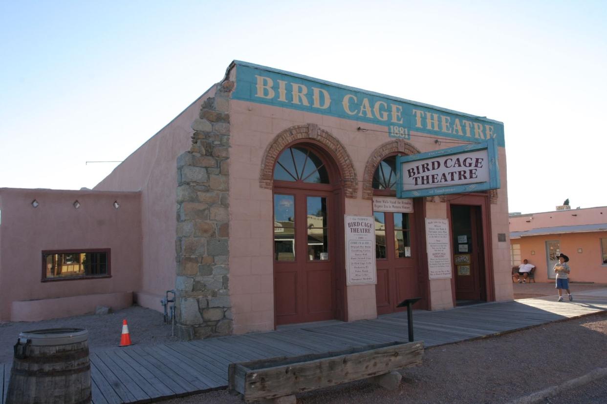 The Bird Cage Theater in Tombstone, AZ