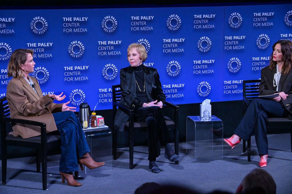 Kristen Wiig and Carol Burnett: A Night with Apple TV+’s Palm Royale at The Paley Museum in New York.