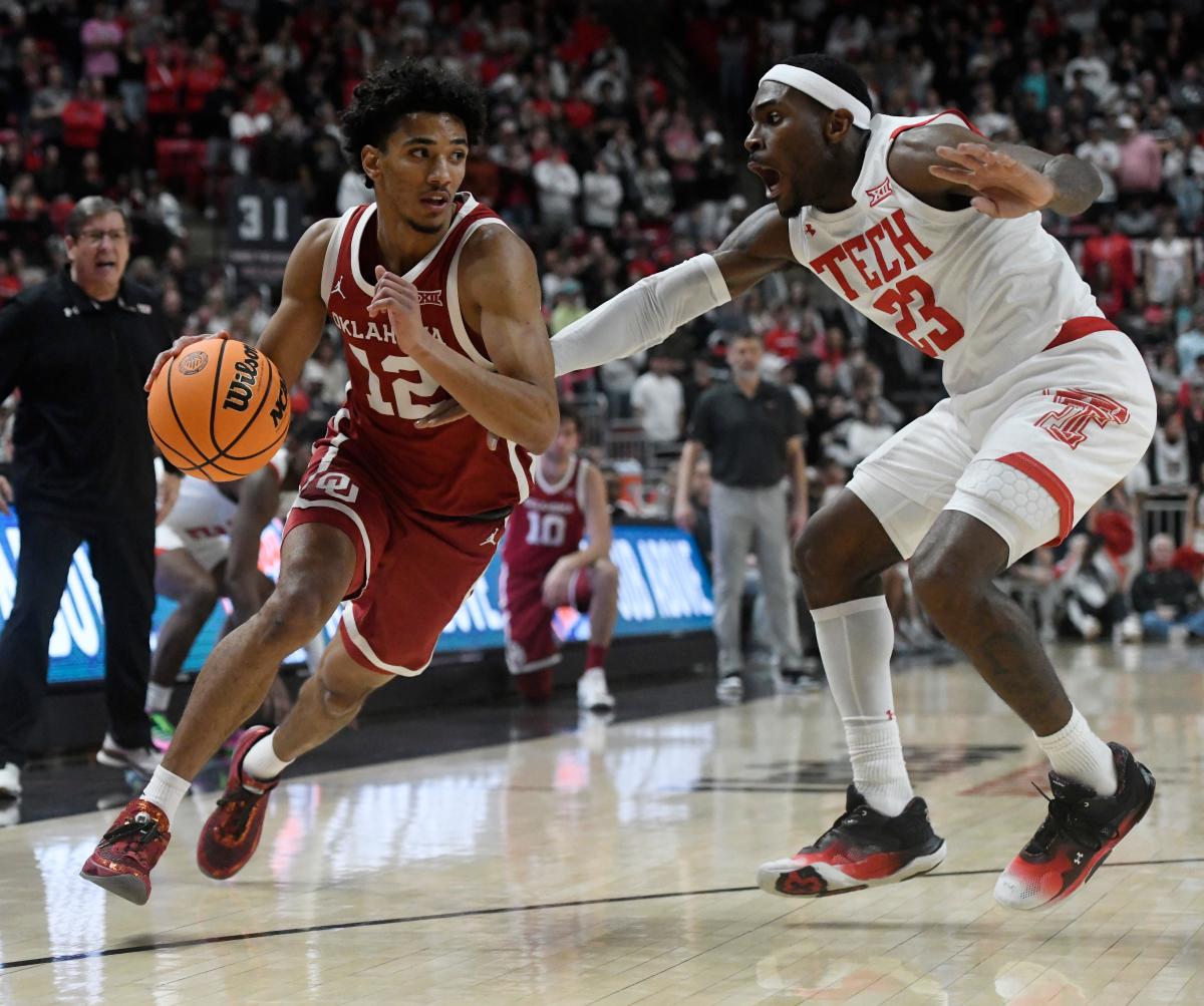 Ou Mens Basketball Outlasts Texas Tech In Overtime For First Big 12 Win 8557