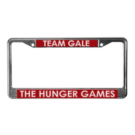 Hunger Games License Plate Frame, $15