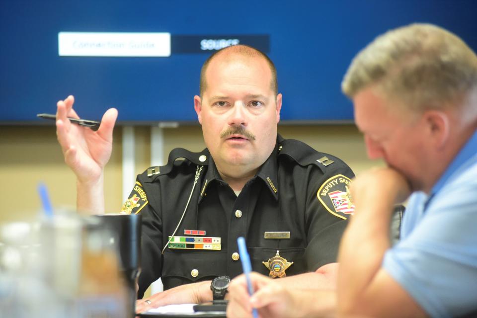 Richland County Sheriff's Office Capt. Jim Sweat told commissioners that the UAW strike forced a change of plans for purchasing new cruisers for the department.