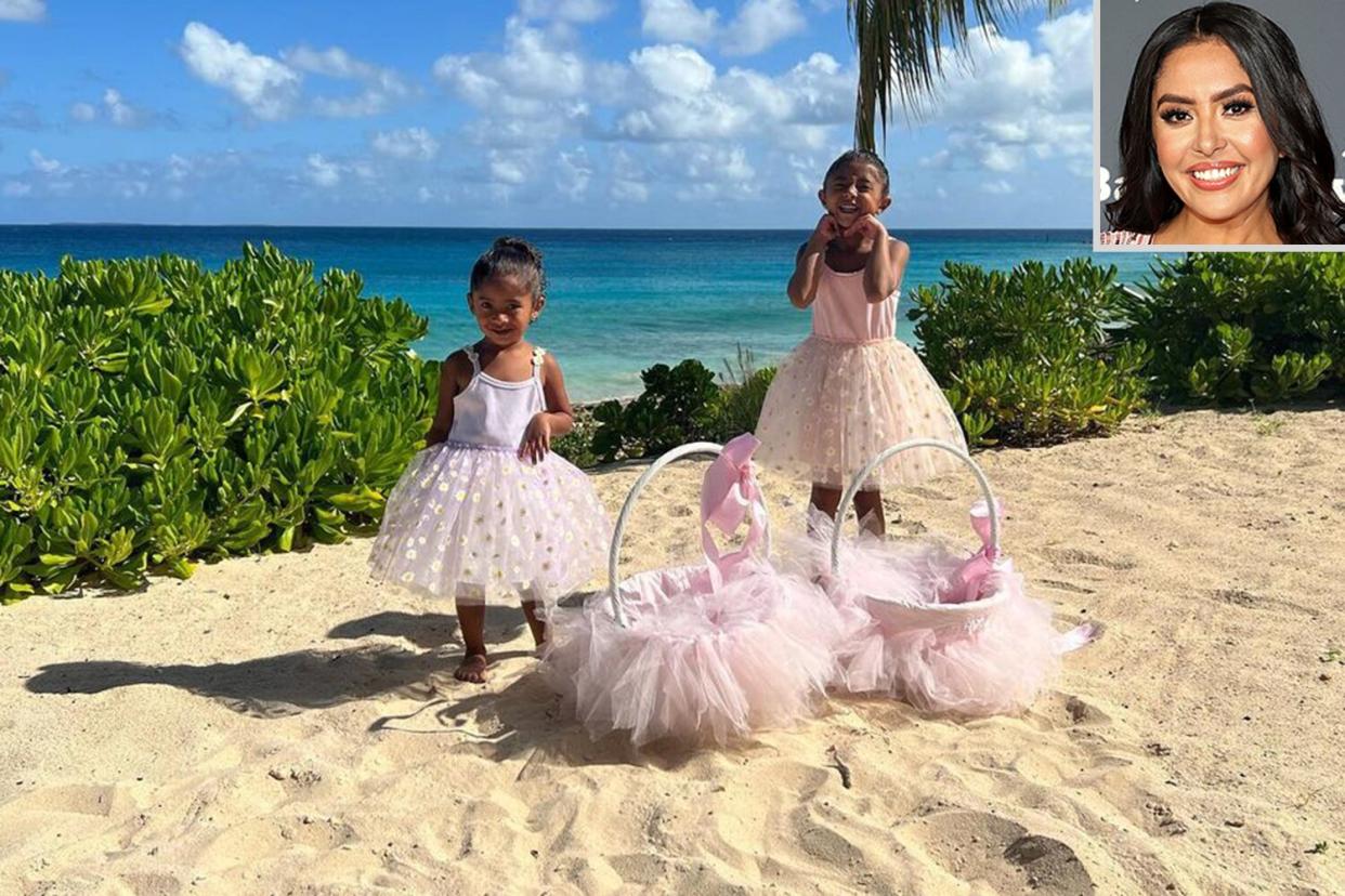 Vanessa Bryant and her daughters celebrate Easter somewhere tropical