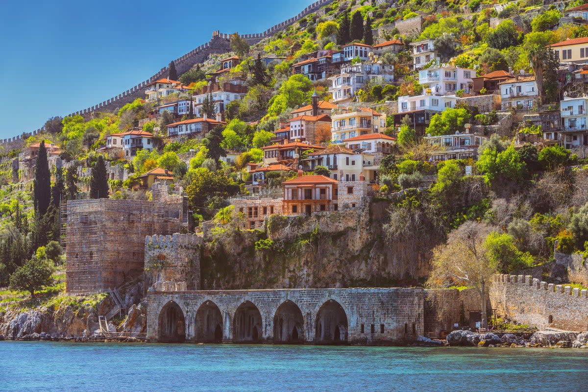 A view over the waterside in Alanya, a town in the Antalya region (Getty Images)