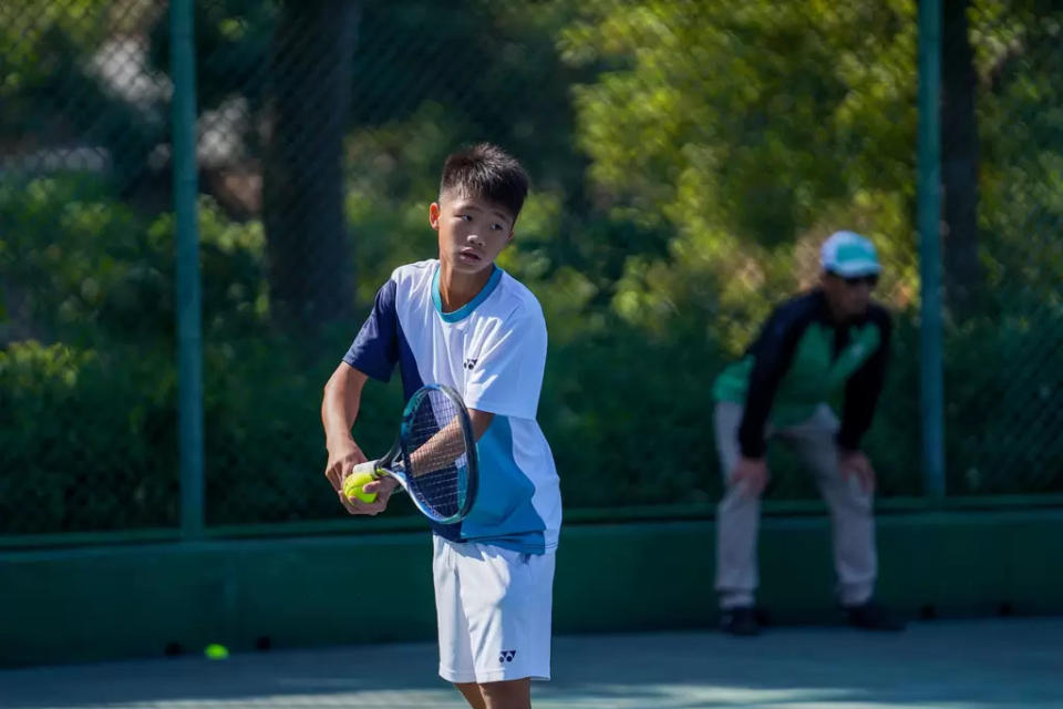 ｕ14男單冠軍毛冠淮。 大會提供