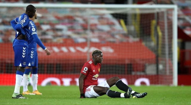 Paul Pogba got injured against Everton earlier in the month