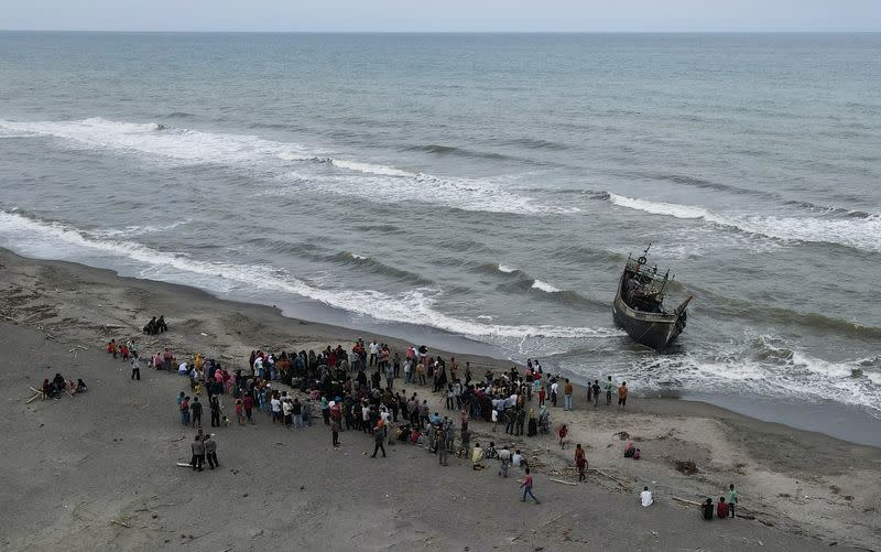 Boat carrying 50 Rohingya lands in Indonesia's Aceh