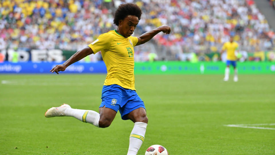 Willian impressed for Brazil at the World Cup