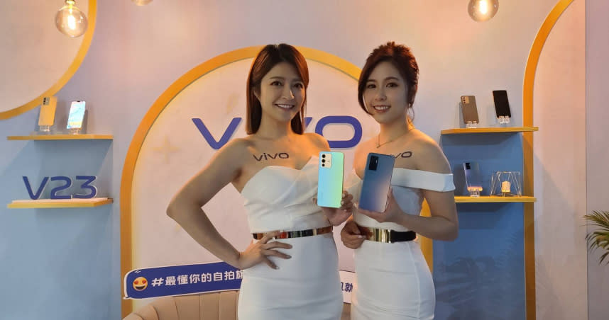 Vivo今日推出V23 5G系列，並對於萬元以上的V系列寄予厚望，希望今年能順利擠進台灣前三大之列。（圖／魏鑫陽攝）