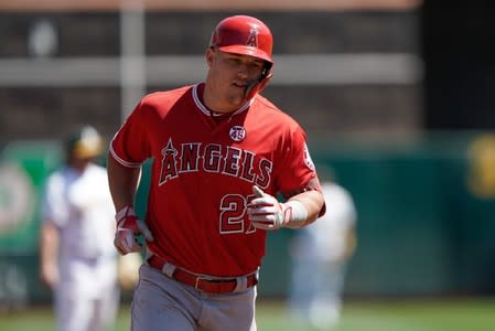 MLB: Los Angeles Angels at Oakland Athletics